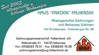 Foto von Ralf Zimmermann von der Firma Haus „Frieden“ Falkensee