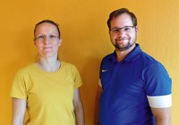 Foto von Bianka Schultz und Robert Liebers von der Firma Physiotherapie Anima