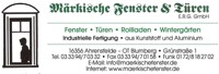 Foto von der Firma Märkische Fenster & Türen E.R.G. GmbH