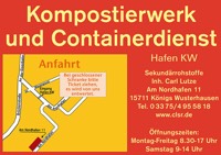 Foto von Carl Lutze von der Firma Kompostierwerk und Containerdienst Sekundärrohstoffe Hafen KW