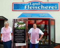 Foto von Markus Geduhn und Martin Geduhn von der Firma Landfleischerei Geduhn; Basdorf