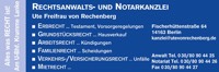 Foto von Ute Freifrau von Rechenberg von der Firma Rechtsanwalts- und Notarkanzlei Ute Freifrau von Rechenberg