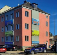 Foto von André Engelmann und Sascha Märksch von der Firma Kfz-Prüfstelle und Sachverständigenbüro Engelmann, Schmidt & Märksch