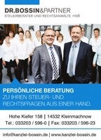 Foto von Dr. Ulrich Bossin von der Firma Dr. Bossin und Partner Steuerberater und Rechtsanwälte mbB