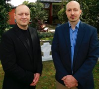 Foto von Fabian Derlig und Tim Giesa von der Firma D&G Bestattungen GmbH
