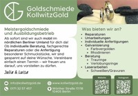 Foto von Julia Garten und Luisa Ratschinske von der Firma Goldschmiede KollwitzGold