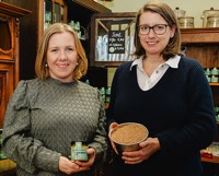Foto von Constance Trautmann und Stefanie Mendling von der Firma Klosterfelder Senfmühle GmbH