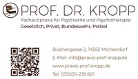 Foto von Prof. Dr. Stefan Kropp von der Firma Prof. Dr. Kropp Facharztpraxis für Psychiatrie und Psychotherapie