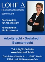 Foto von Sabine Lohf von der Firma Rechtsanwaltskanzlei Sabine Lohf