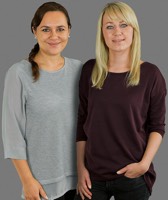 Foto von Sophie Kiertscher und Claudia Kolbig von der Firma Logopädie redenswert Praxisgemeinschaft Kiertscher & Kolbig