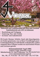 Foto von Andreas Vogel und Sebastian Vogel von der Firma Steinmetzbetrieb Vogel OHG