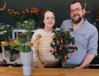 Foto von Katrin Ruhle und Torsten Ruhle von der Firma Abutilon Flowers GbR Katrin & Torsten Ruhle