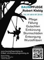 Foto von Robert Klebig von der Firma Baumpflege Robert Klebig