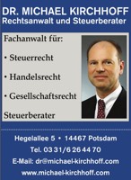 Foto von Dr. Michael Kirchhoff von der Firma Dr. Michael Kirchhoff Rechtsanwalt und Steuerberater