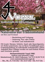 Foto von Andreas Vogel und Sebastian Vogel von der Firma Steinmetzbetrieb Vogel OHG