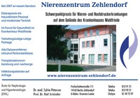 Foto von Dr. Sylvia Petersen und Prof. Ralf Schindler von der Firma Nierenzentrum Zehlendorf