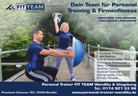 Foto von Mandy Kirstahler von der Firma Personal Trainer FIT TEAM Wandlitz & Umgebung